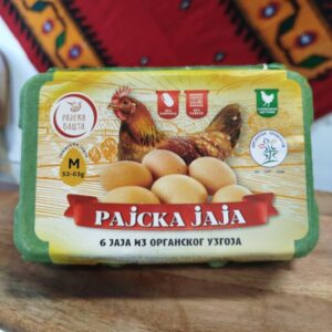 Jaja sveža iz organskog uzgoja 6/1